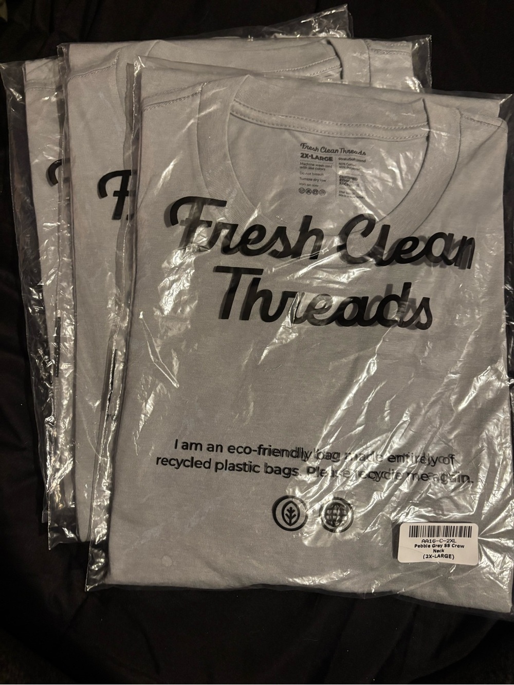 Men's Light Gray Short Sleeve Tee